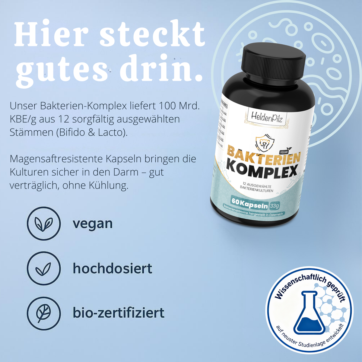 Bakterien-Komplex (12 Stämme)
