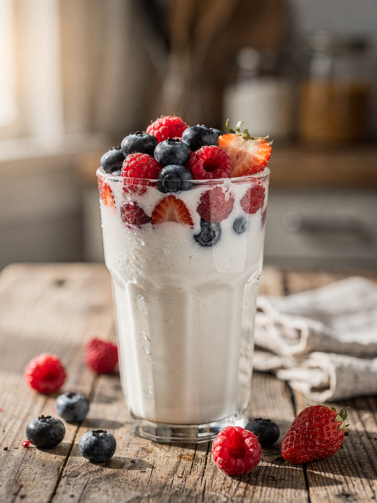 Kefir-Beeren-Smoothie
