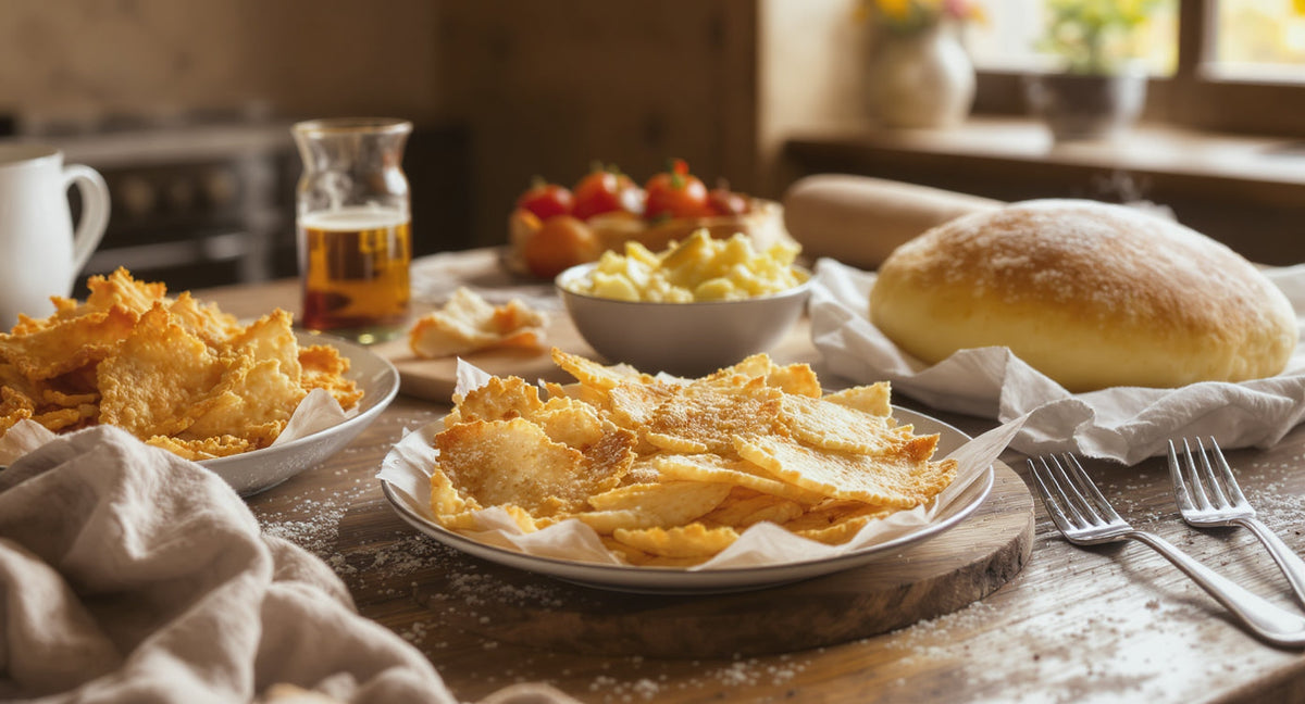 Sauerteig Reste Rezepte Übersicht mit Crackern, Pancakes und Pizza