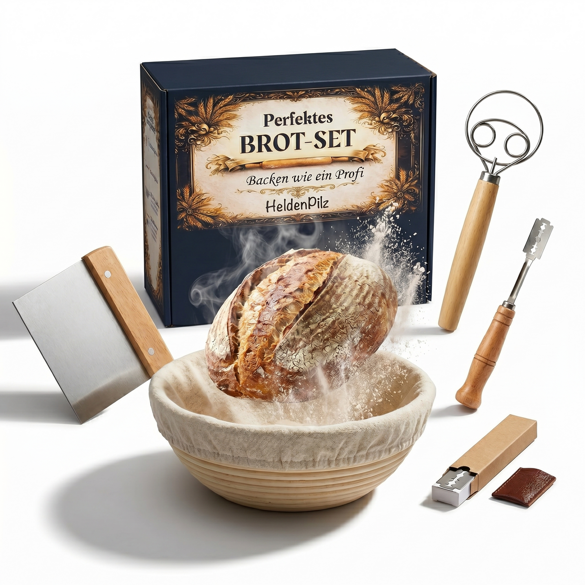 HeldenPilz Brotback-Set – Emerging Loaf Hero