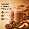 Zubereiteter Shake der Sorte Cinnamon im Glas