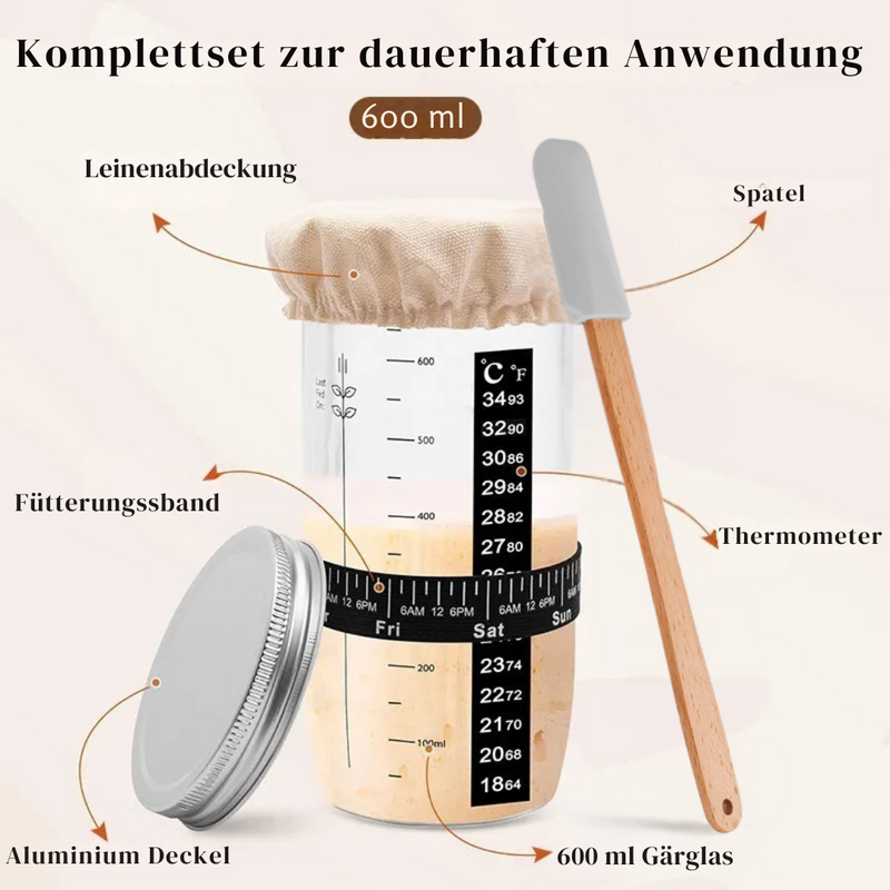 Gärglas 600 Milliliter