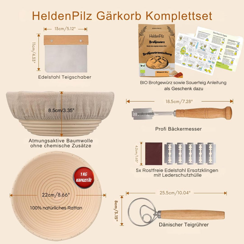 BIO Sauerteig Brotback-Set