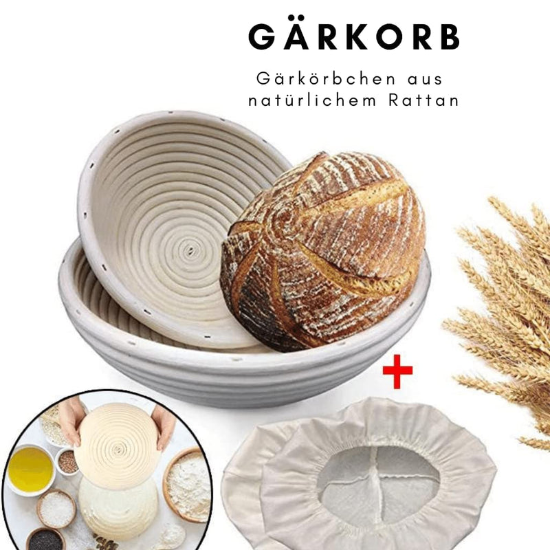BIO Sauerteig Komplett-Set mit Gärglas