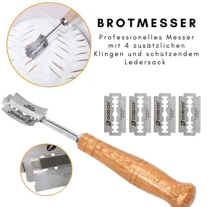 BIO Sauerteig Komplett-Set mit Gärglas