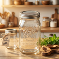 Fermentationsglas 950ml — für Milch- & Wasserkefir
